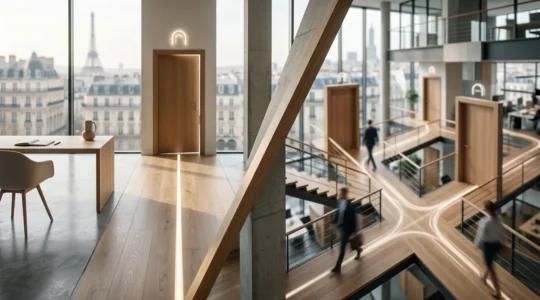 Comparaison visuelle entre une landing page ciblée et une page d'accueil complexe dans un contexte de marketing digital