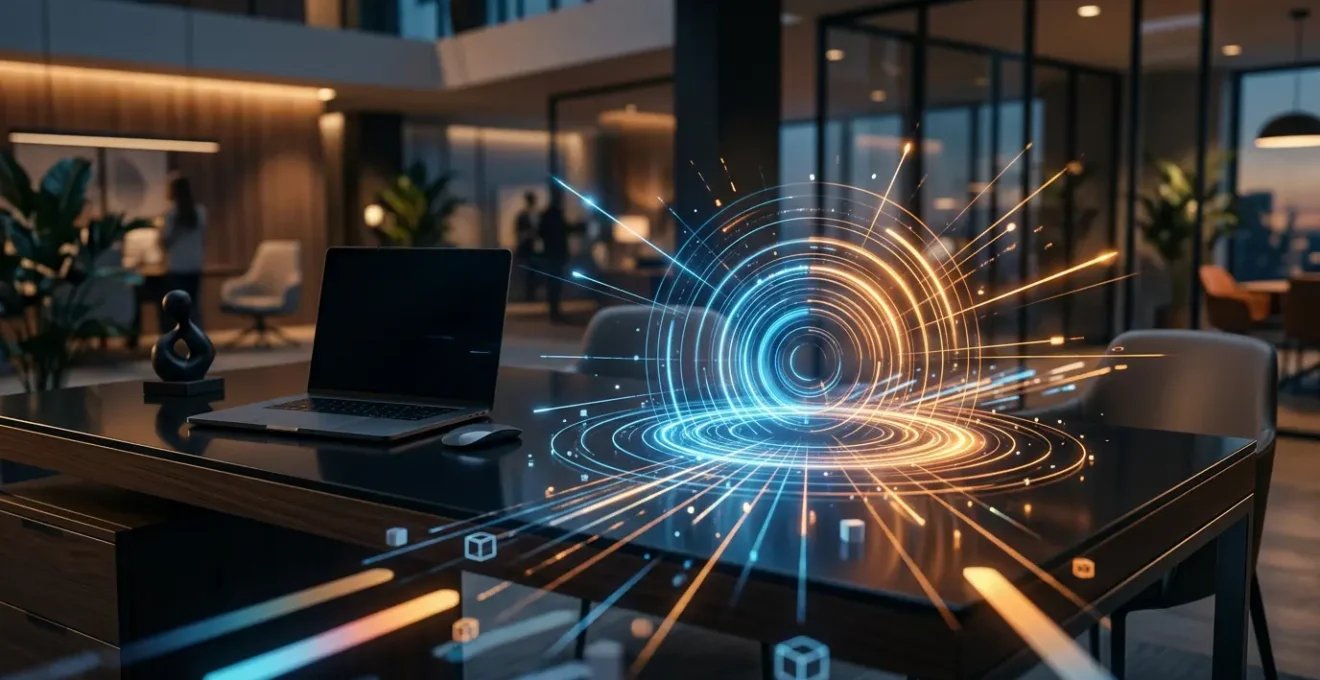 Écran d'ordinateur montrant des graphiques de performance et une horloge symbolisant la vitesse de chargement