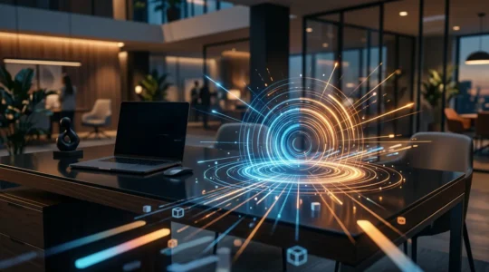 Écran d'ordinateur montrant des graphiques de performance et une horloge symbolisant la vitesse de chargement