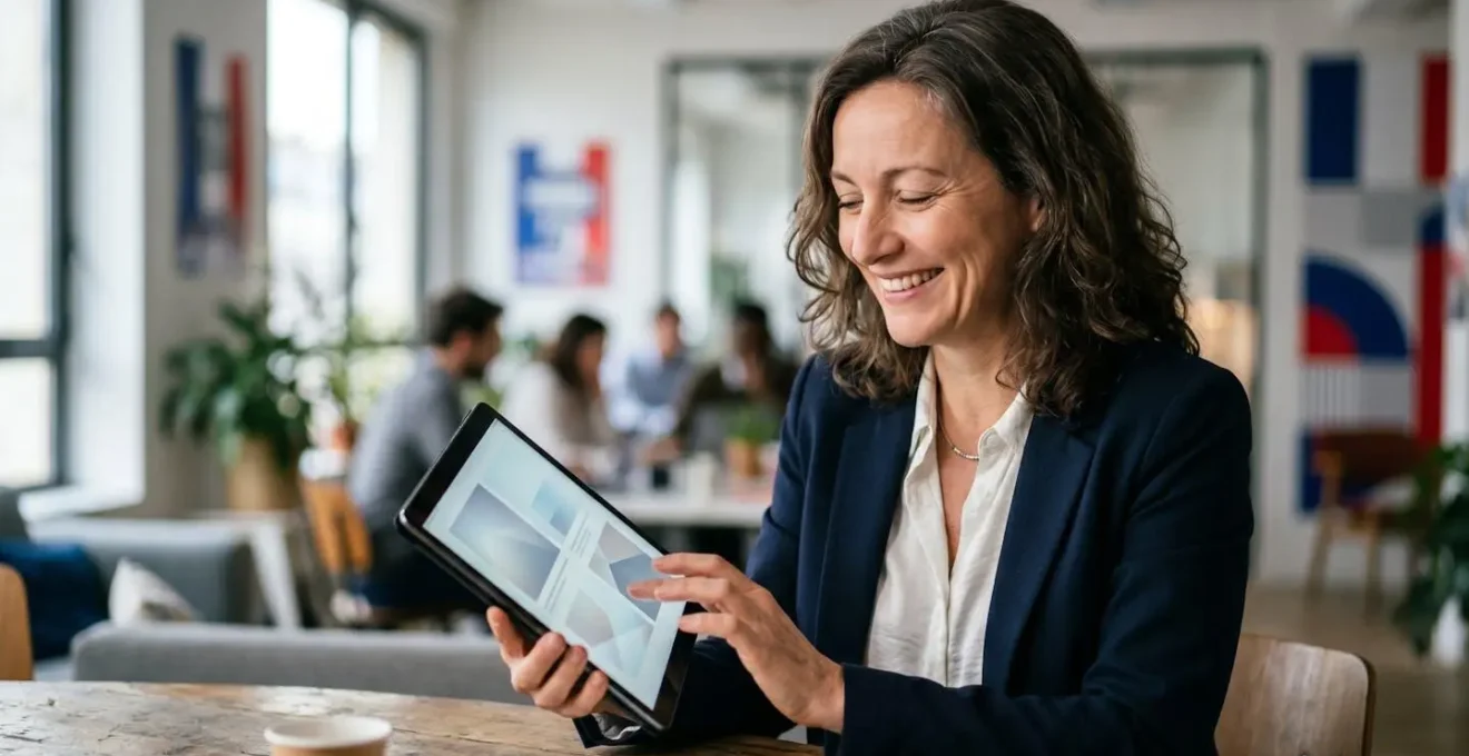 Interface accordéon inspirée des sites gouvernementaux français pour présenter l'information de manière progressive