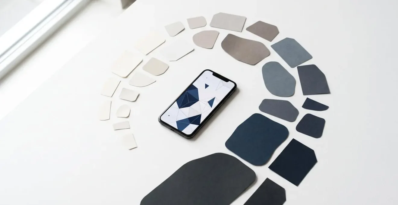 Visualisation abstraite de l'optimisation du poids d'une page web pour mobile