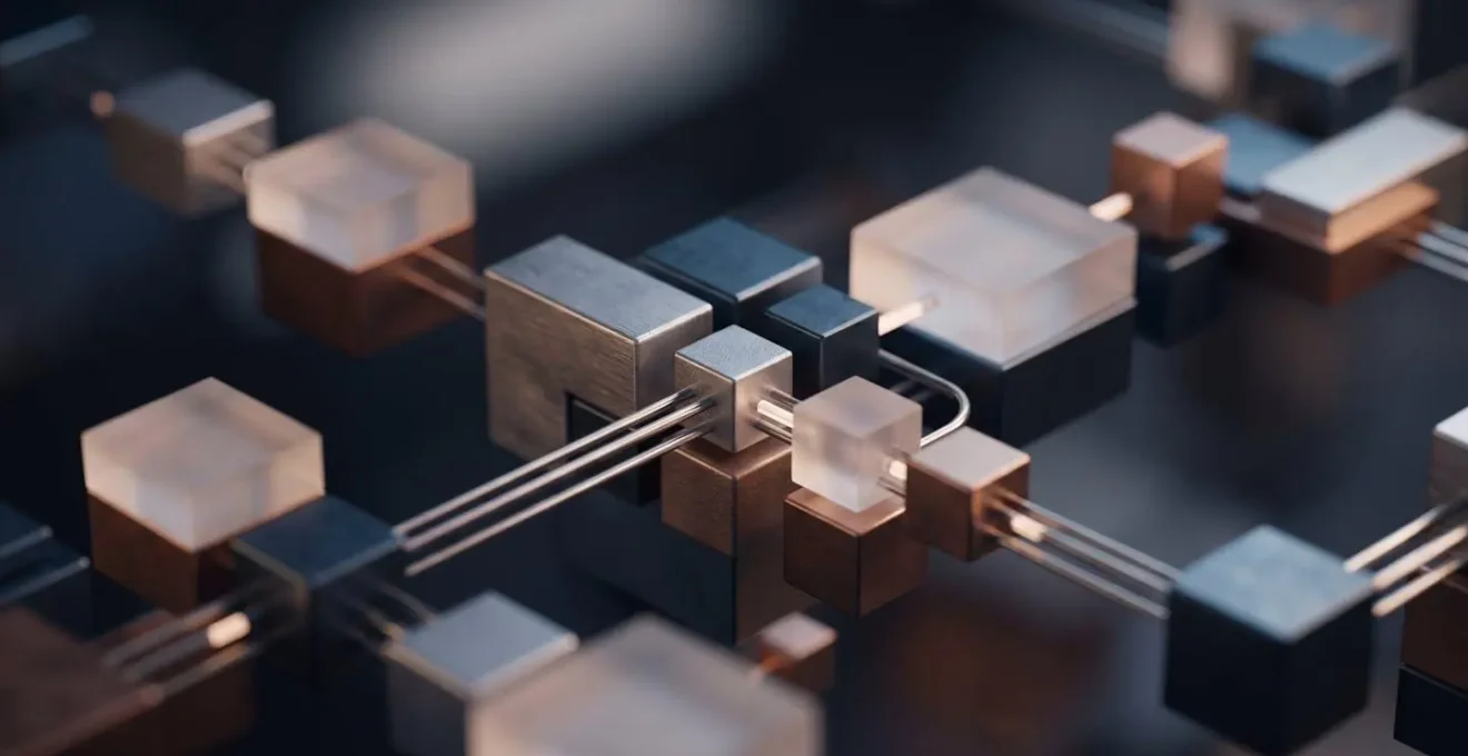 Vue macro détaillée d'une structure en silo pour catalogue e-commerce